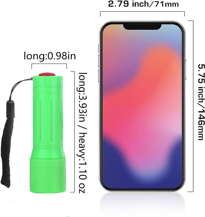 Hilngav 9-LED Mini Flashlight, Small Multicolor Flashlights with Lanyard, Batteries Included, for Hurricane Supplies, Christmas Gifts Stocking Stuffers - Image 2